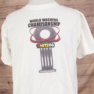 VINTAGE KHITS96 ST LOUIS RADO STATION 2005 WORLD WASHERS CHAMPIONSHIP TSHIRT L